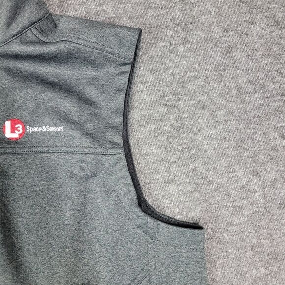 The North Face Vest Windwall Men"s Size L Gray Heather  Full Zipper Pockets Good - Picture 6 of 11